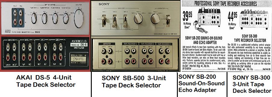 AKAI Tape Deck Selector