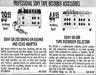 SONY Tape Recording Aids