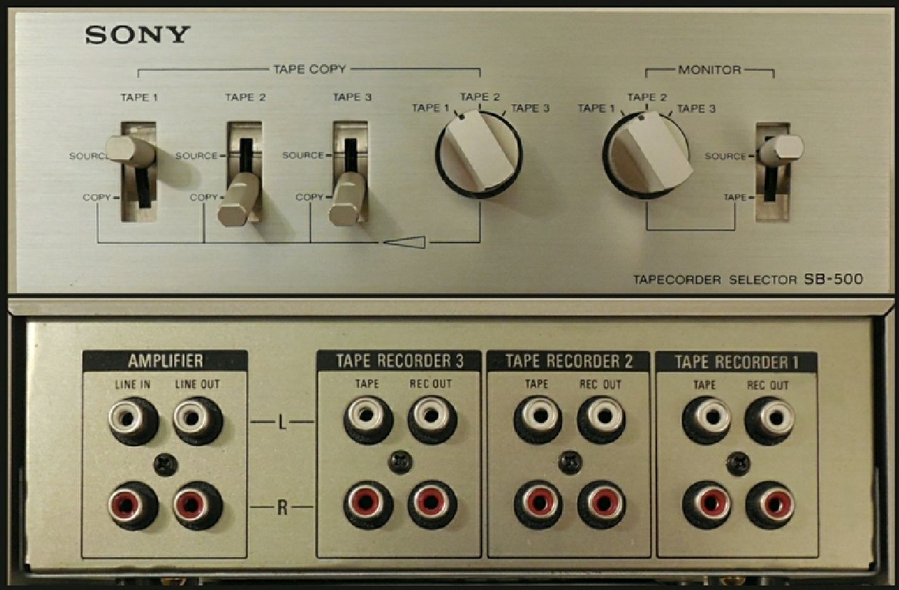 SONY Tape Deck Selector