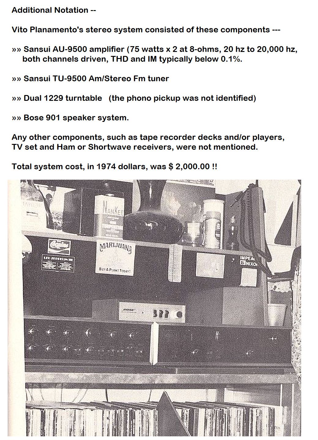 Vito's Big Set Details