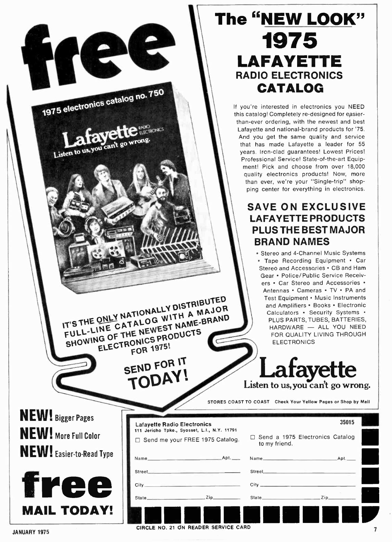 January 1975 Advert