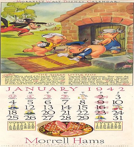 January 1942 | The Three Little Pigs