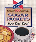 Front of Sugar Packets Box